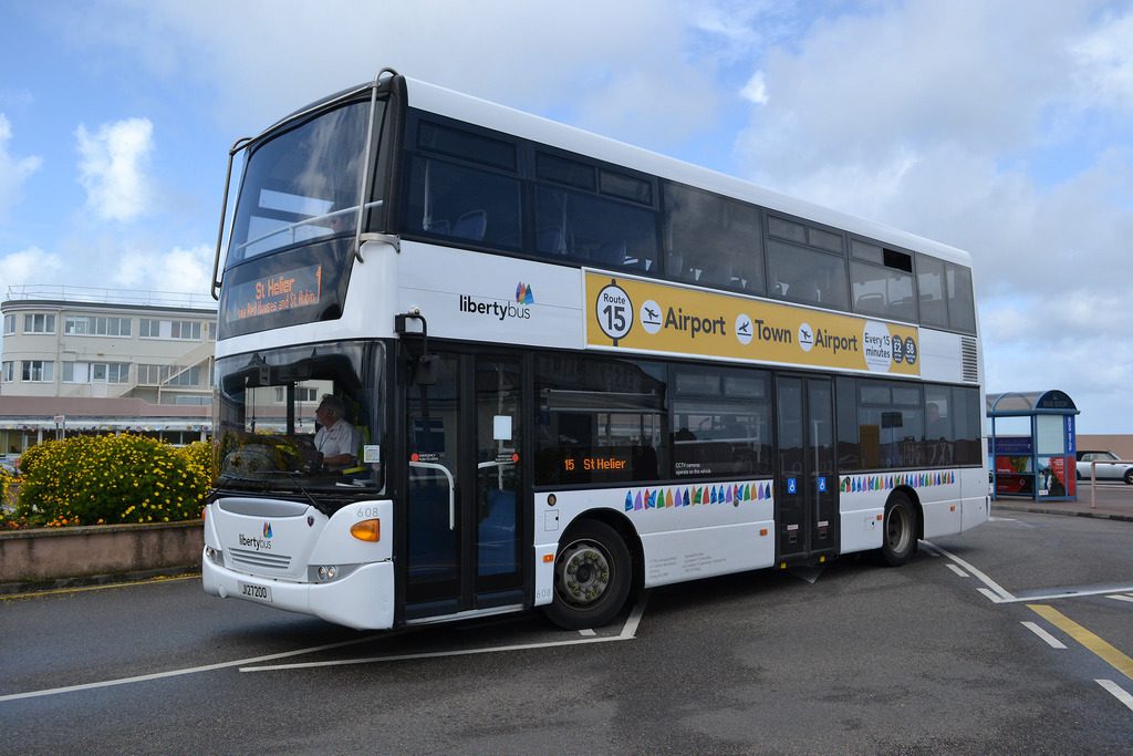 bus from jersey airport to st helier